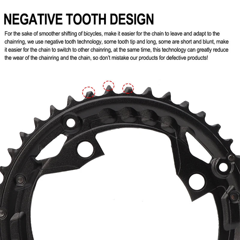 PROWHEEL Mountain Bike 8/9/10 Speed Tooth Disc Repair Sheet 44t42t32T30t40T Tooth Disc Modification Tooth Disc