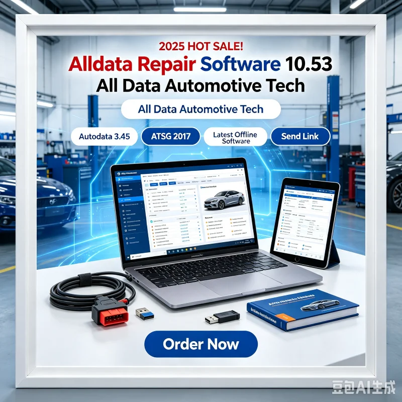 2025 HOT Sale!Alldata Repair Software 10.53 All Data Automotive Tech Latest Offline Software Autodata 3.45 atsg 2017 Send Link