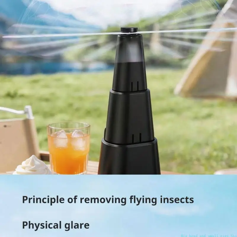 581C Quiet Feature Insect Control Fan Portable For Gathering Camping Kitchen 800mAh Battery USB Rechargeable Simple