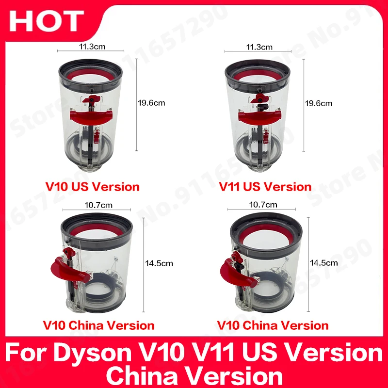 For Dyson V10 V11 Handheld Wireless Vacuum Cleaner Accessory Edition dust cup spare parts