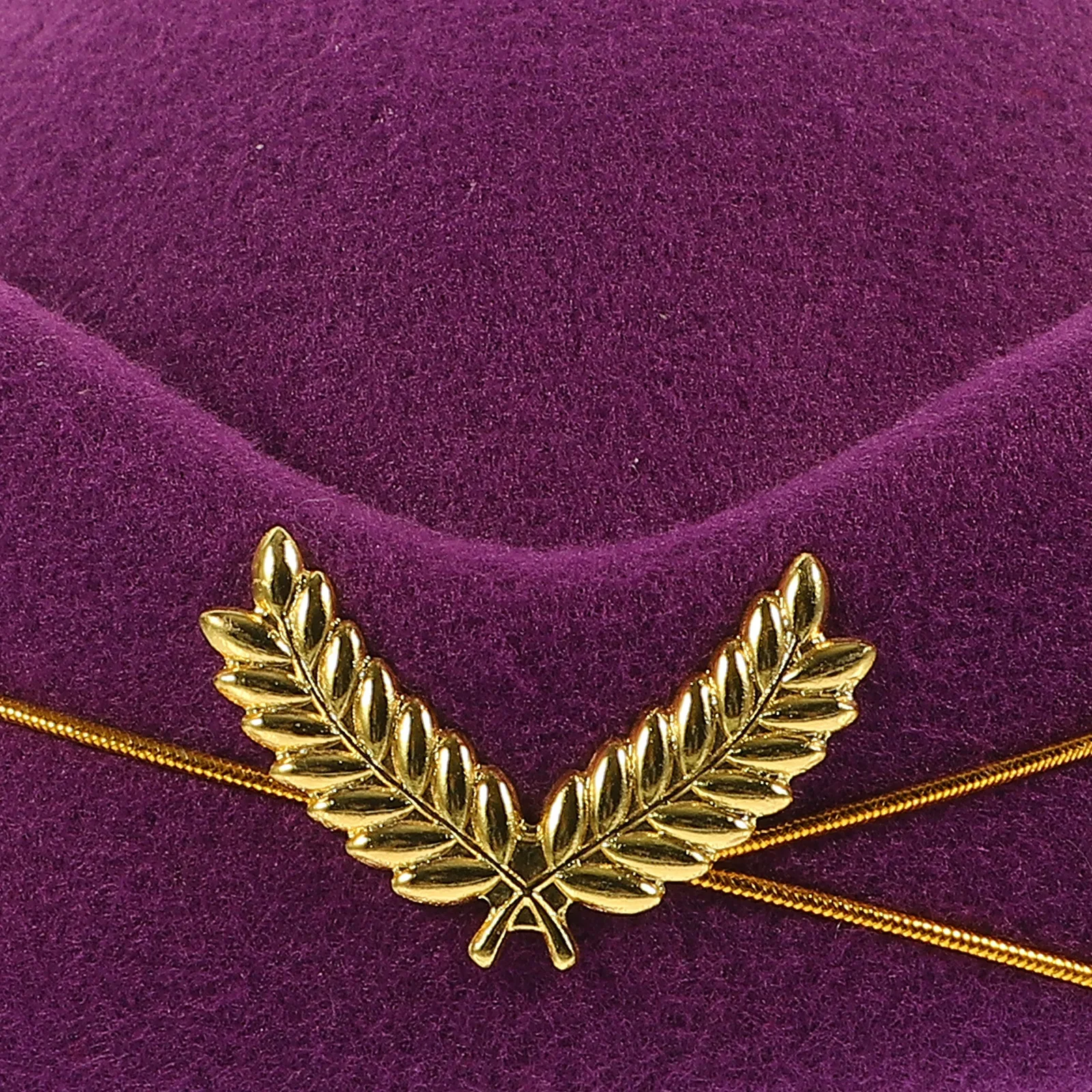 1 قطعة قبعة مضيفة الطيران المصاحبة تأثيري قبعة للنساء مضيفة الطيران زي أداء الحفلات رئيس ديكور #3