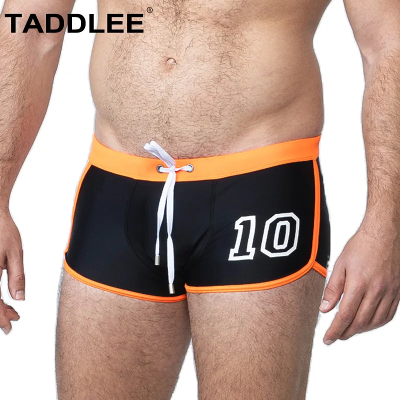 Taddlee Men's Swimwear Sexy Swim Boxer Square Cut Briefs Trunks Swimsuits Bikini