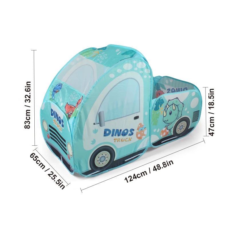 خيمة لعب سيارة صفراء ممتعة للأطفال، لعبة قلعة كبيرة للعب التظاهري، خيمة ألعاب ترفيهية خارجية، مسرح محمول، ألعاب الشاطئ والعشب، هدايا عطلة رائعة للأولاد والبنات، هدايا عيد الميلاد والهالوين غير متضمنة #6