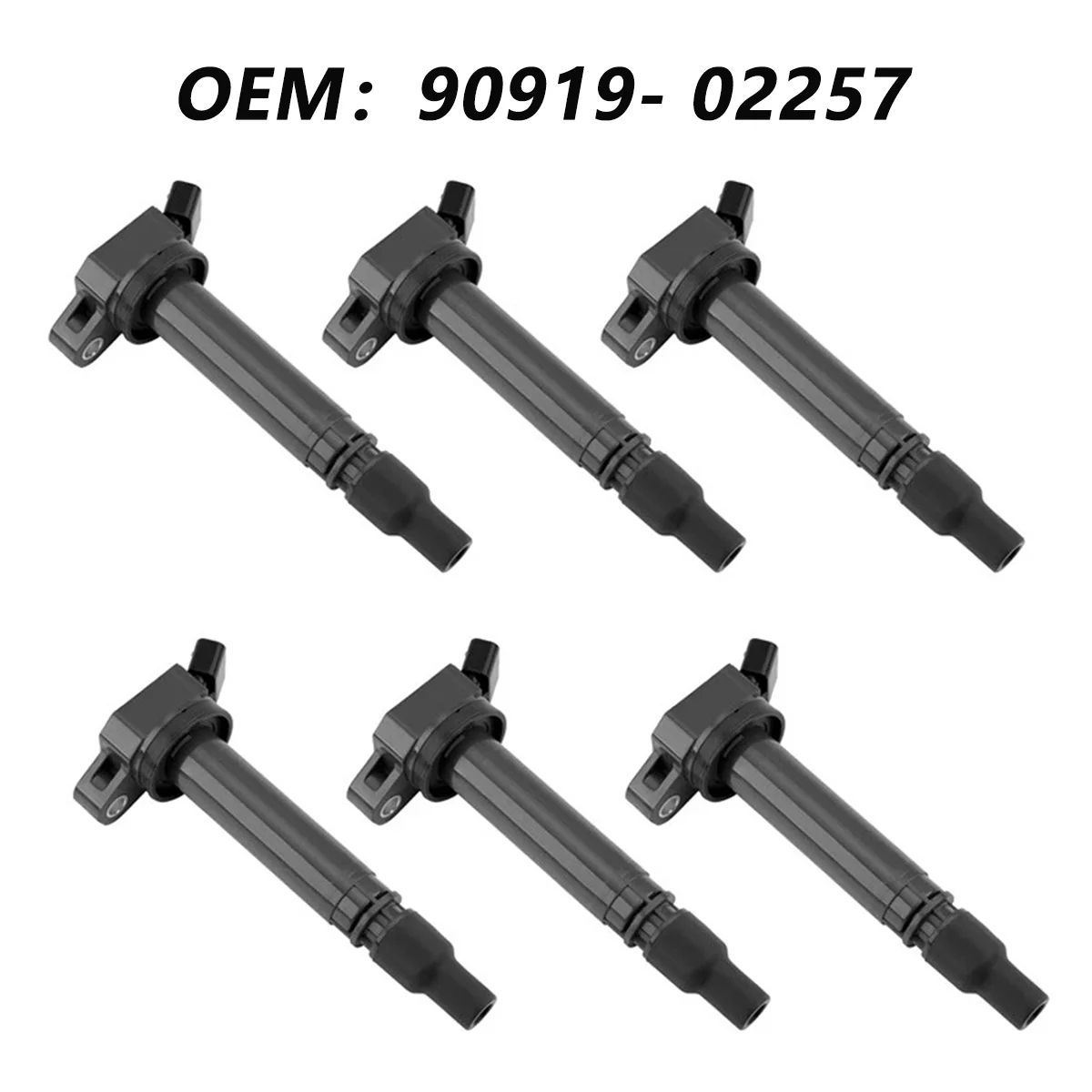 1/4/6 قطعة ملف الإشعال التوصيل ل 2012-2015 سليل iQ 1.3L L4 NSP110 NSP120 NSP130 1NRFE 90919 02257 90919-02257 #1
