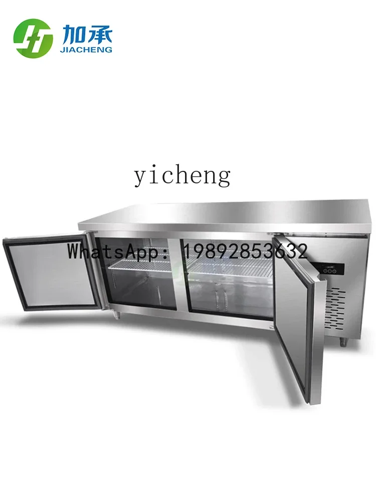 

D21- Freeze Storage Workbench Freezer Industrial Refrigerator Horizontal Fresh Cabinet Flat Cooling Console Freezer