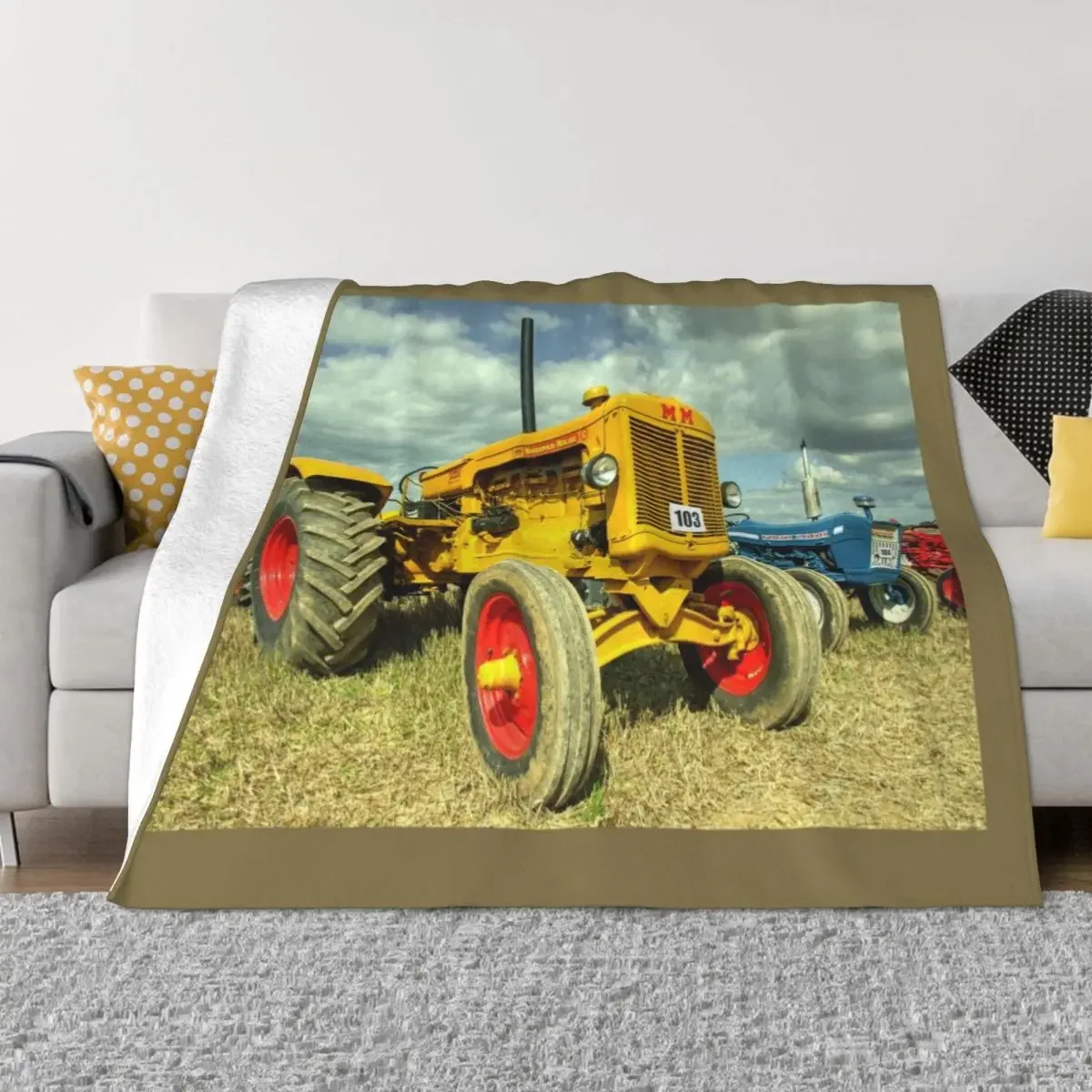 Minneapolis Moline G Throw Blanket funny gift Stuffeds Blankets