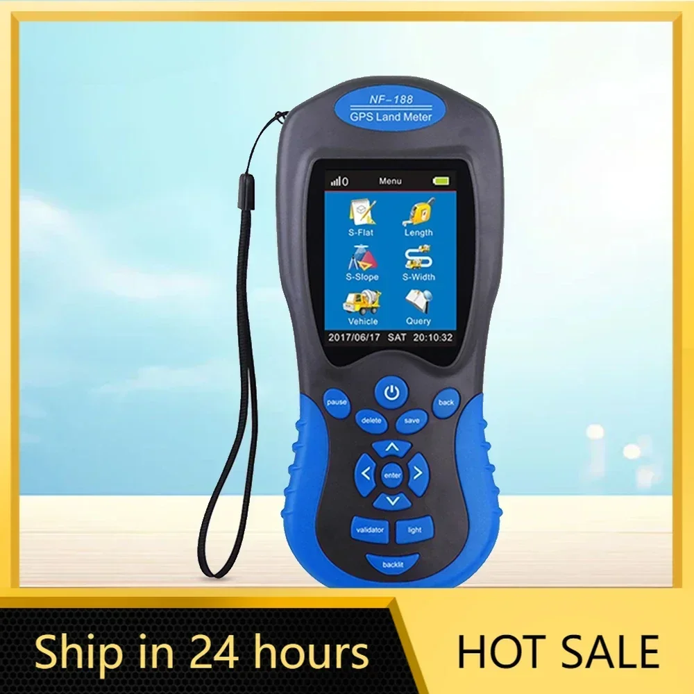 Medidor de medición de tierras GPS ZHOUCE NF-188, equipo de encuesta con pantalla a Color, receptor de medición de área, herramientas de red para exteriores