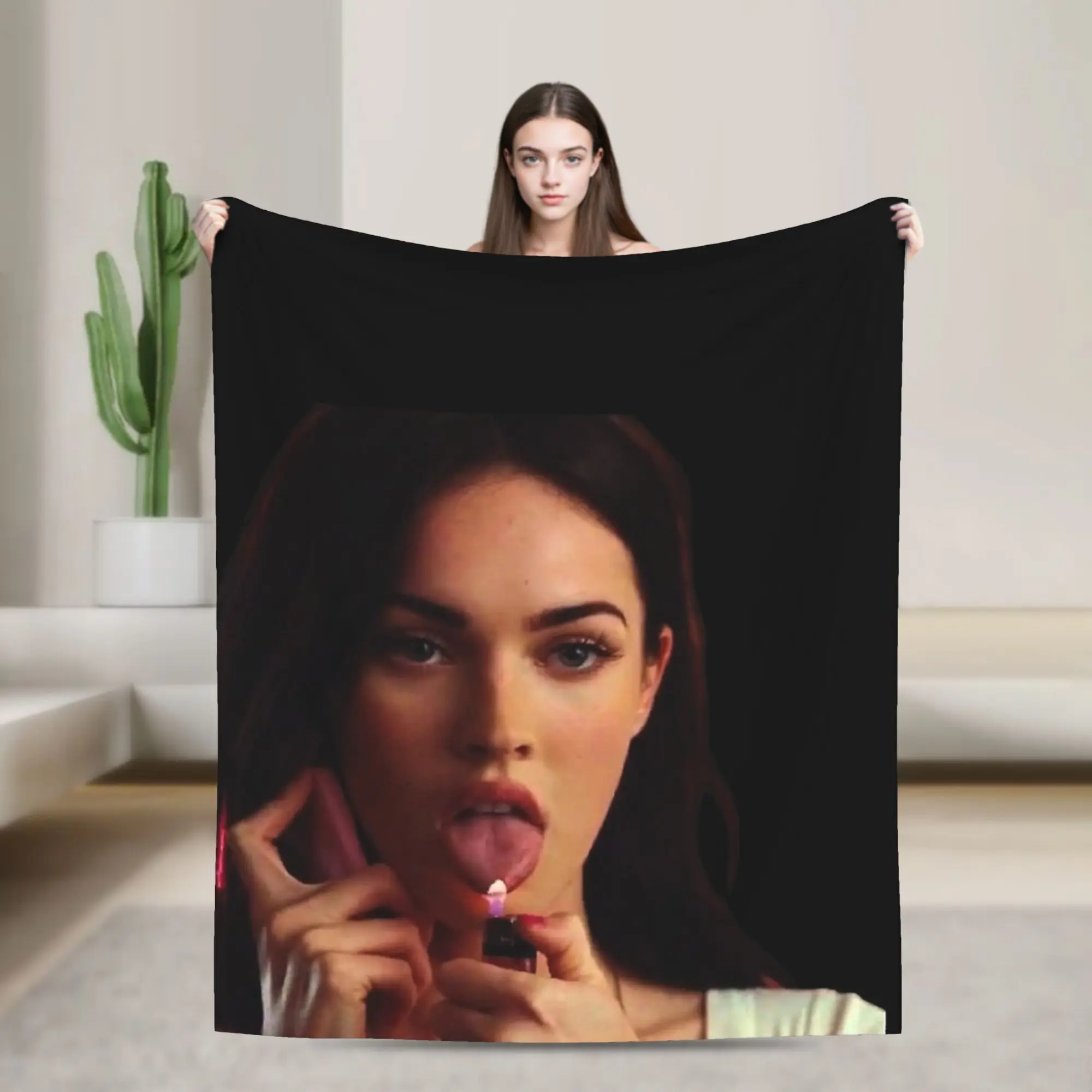 Megan Fox in Jennifer's body Blanket  Plush Vintage Soft Throw Blanket for Home Textile Decor