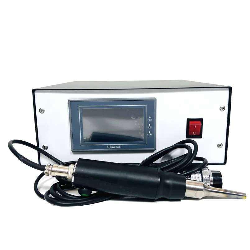 28KHz Hand Welder Ultrasonic Assembly Spot Welding System ABS PP Plastic Material