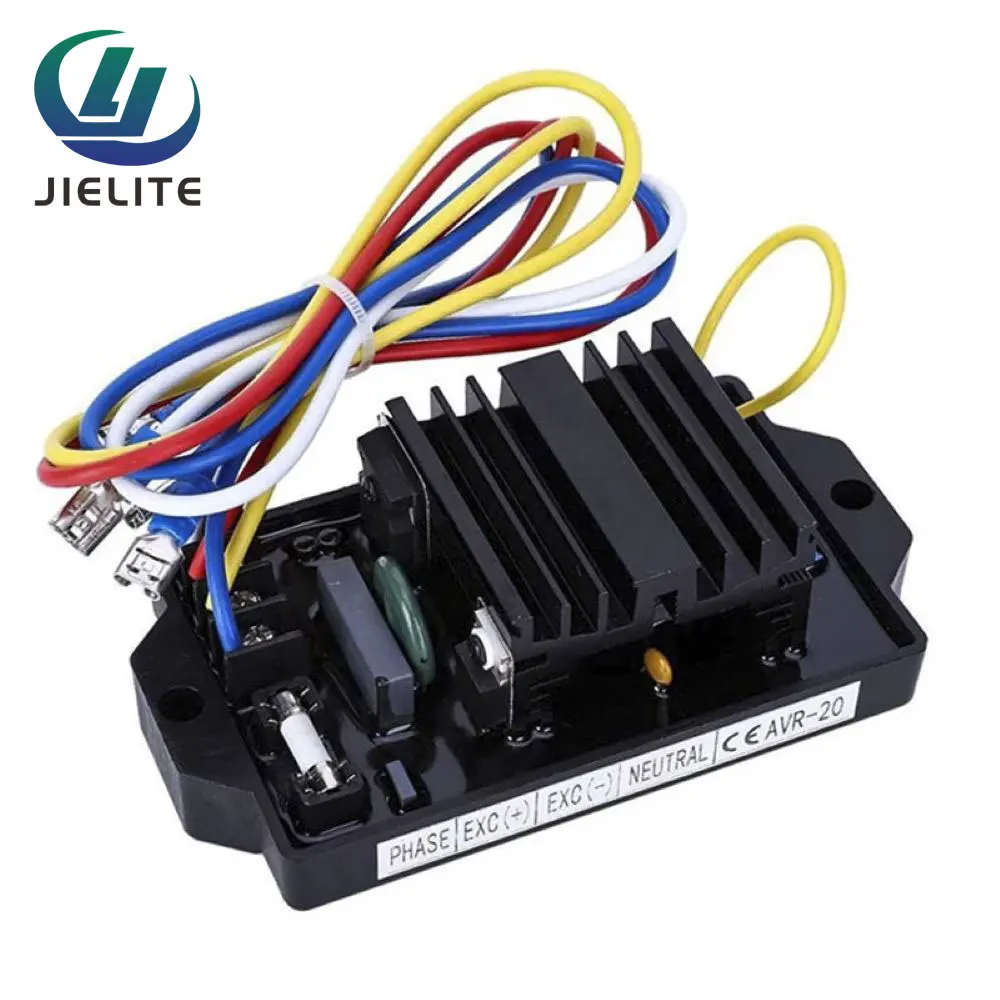 AVR-20 Automatic Voltage Regulator Brushless Excitation Generator Stabilizer Control Module 20А 0-115V (Factory Direct)