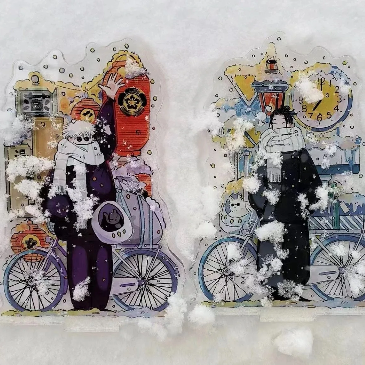 

Jujutsu Battle аниме периферийные устройства пятисторонняя Wu Xia Youjie зимняя ограниченная акриловая настольная украшение высокая красота табличка