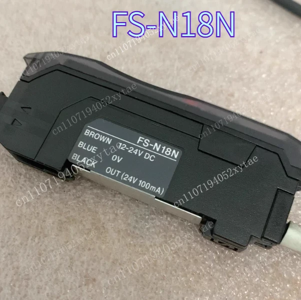 FS-N18N, fiber optic amplifier, 12-24V DC power supply, OUT 24V 100mA output, tested OK
