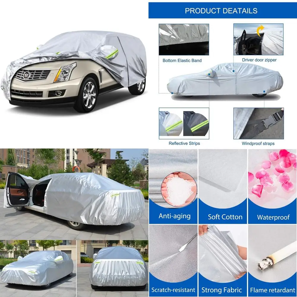 

Custom Fit Car Cover for Cadillac SRX 2009-2016 and XT5 2016-2025, Waterproof All-Weather Protection