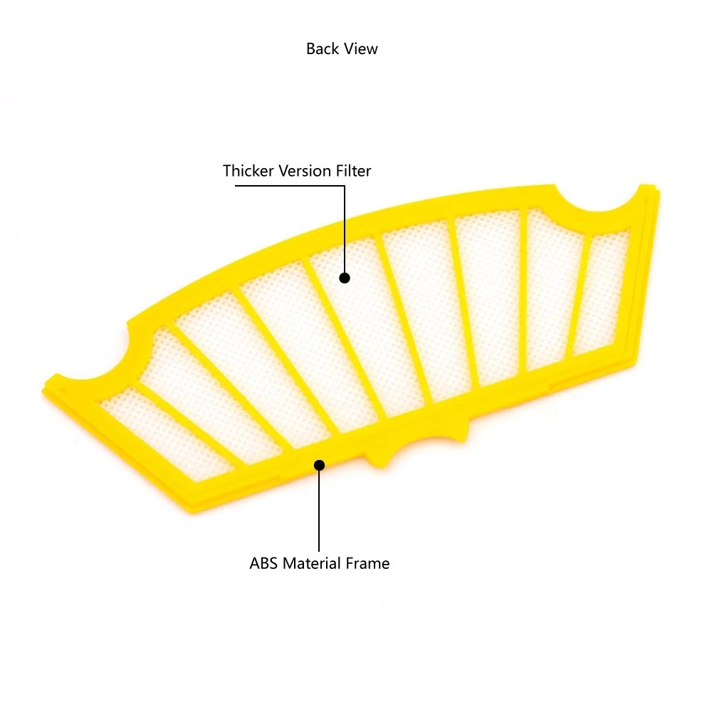 Dla iRobot Roomba 500 555 560 serii 561 562 563 570 581 odkurzacz główny/boczny filtr Hepa akcesoria do kół części