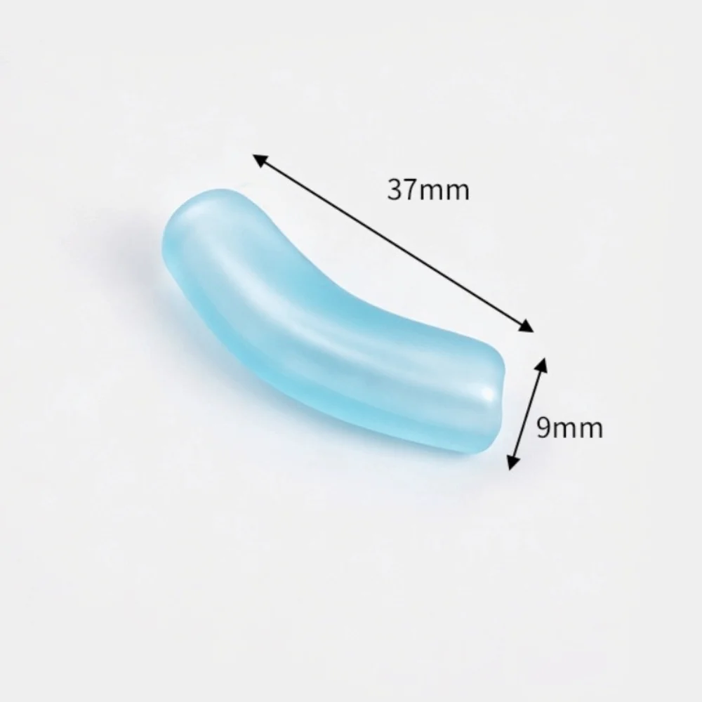 With Hole Curved Glass Beads Colorful Handmade Fired Lampwork Beads bracelet necklace making loose spacer beads for 20pcs