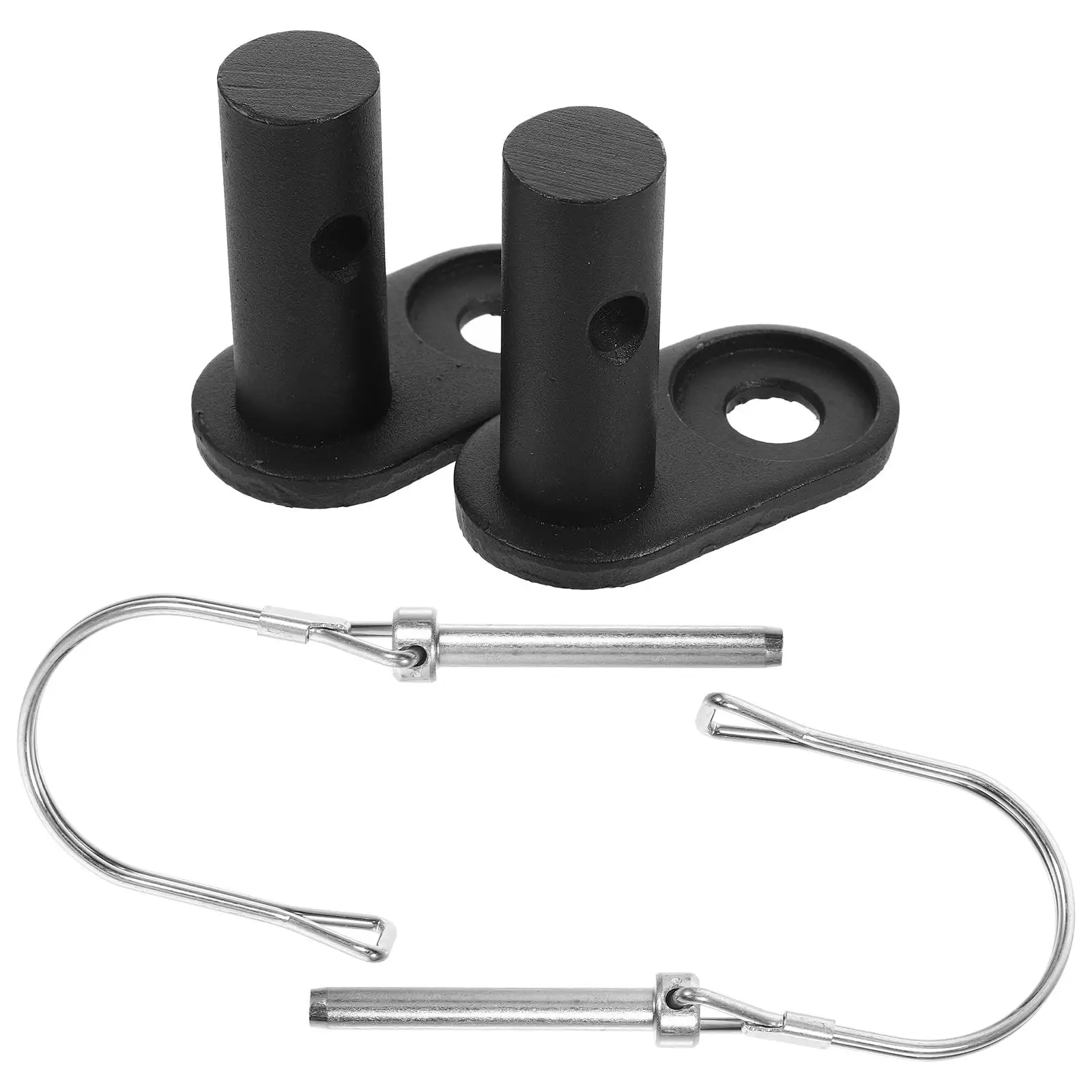 2pcs Baby Coupler Accessories Steel Bike Coupler Durable Trailer Hitch Connection Trailer Supplies Compatibility
