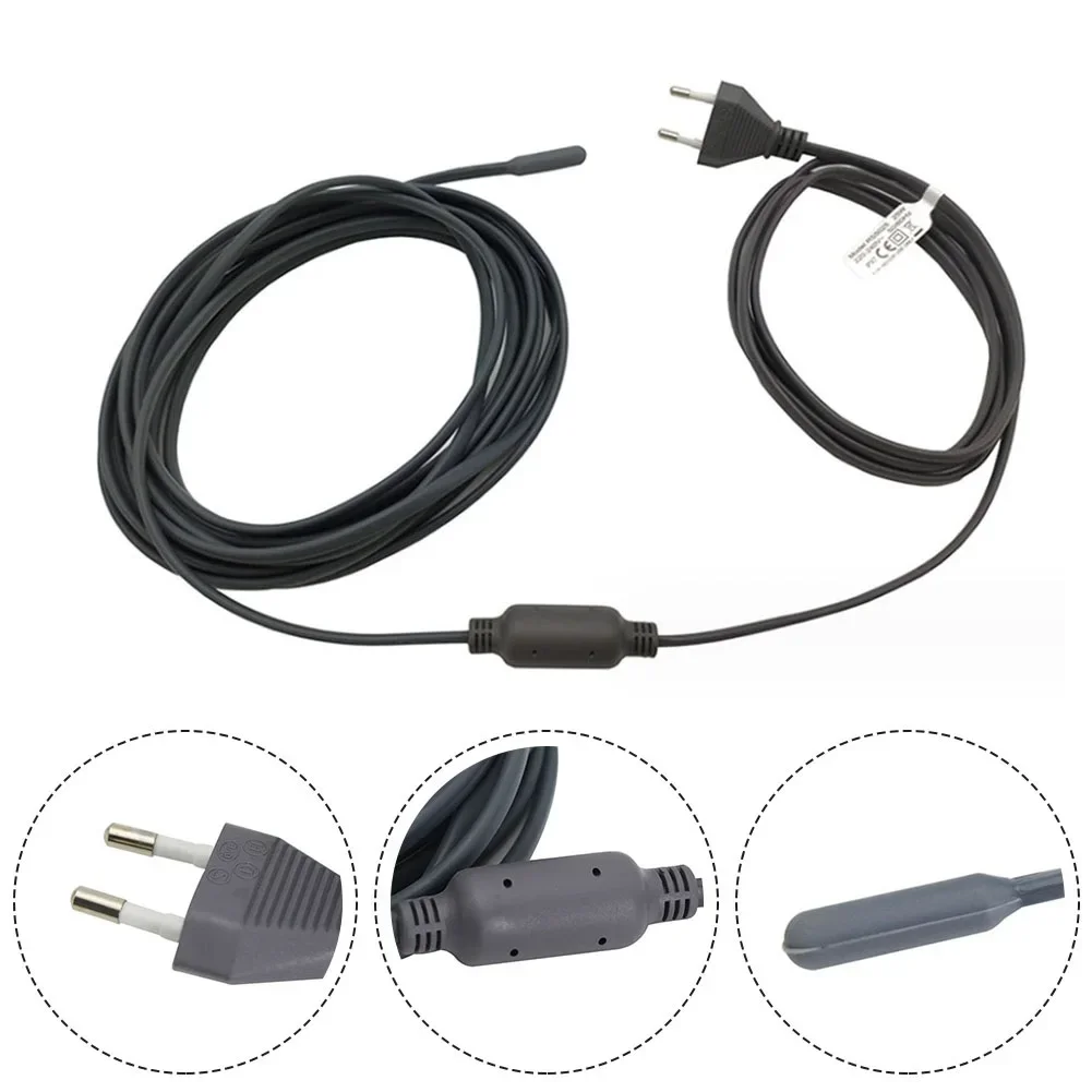 Reptile Heating Cable Waterproof Silicone Rubber Power Cord 15W 80W Temperature Gradient Soft and Durable Material