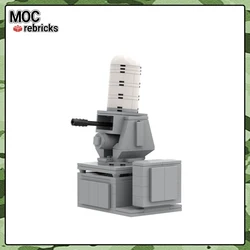 WW2 Military Series Navy Close-in System Anti-ship Missiles MOC Building Blocks Phalanx CIWS Bricks Toy Children's Gifts