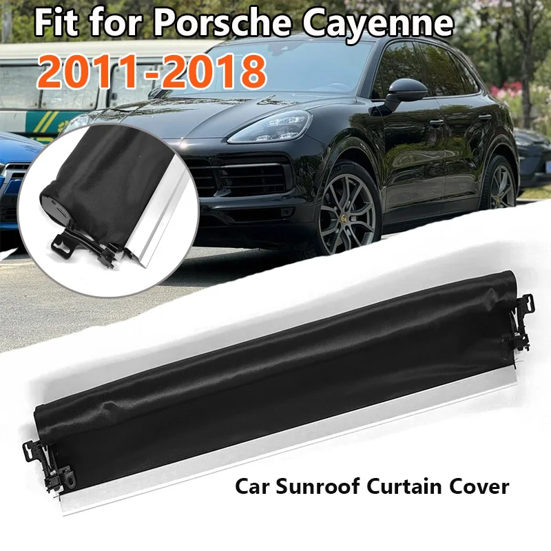 

Солнцезащитная шторка/козырек для люка автомобиля, комплект для Porsche Cayenne 2011-2018, артикул 95856230702, цвета: черный/серый/бежевый