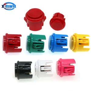 10 buah Baolian Sakelar Mikro Tombol Tekan Baolian 24mm 30mm Pengontrol Kotak Hit Sanwa Arcade Permainan Konsol Joystick Neo Geo Bagian Pinball Diy 10 bagian pinball penjualan terbaik - №