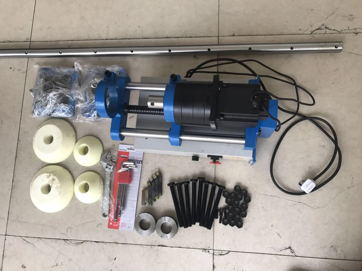 Portable Line Boring Machine 45-200mm Industrial Boring Machine with Automatic Feed for Construction Machinery Repair