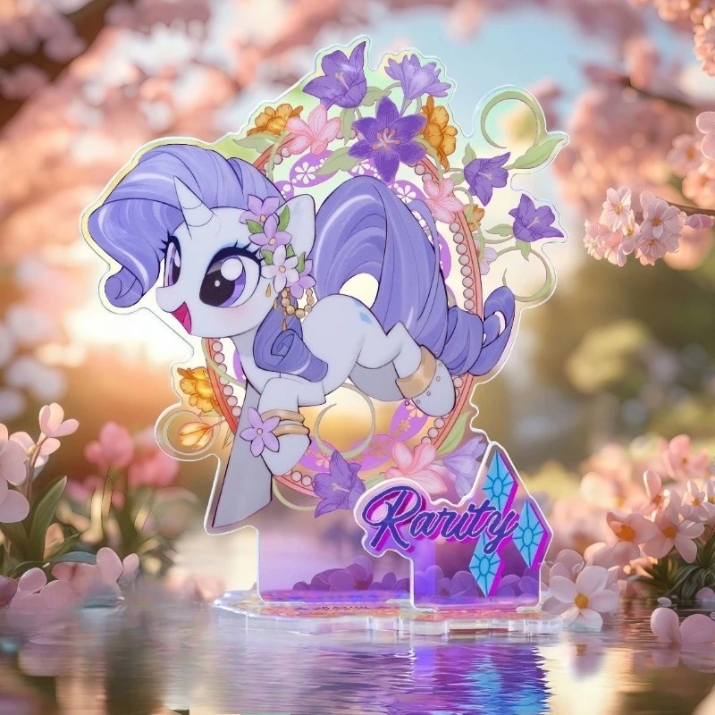 Cartoon My Little Ponys Twilight Sparkle Kawaii Muster Acryl Schreibtisch-Deko Anime Merchandise Kleine Geschenke – Detail 6