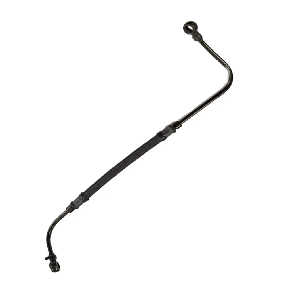 Coupe Oil Line Oil Inlet Pipe For Engine Lubrication System Metal Construction Wear Resistant Non Deformation Silver Finish