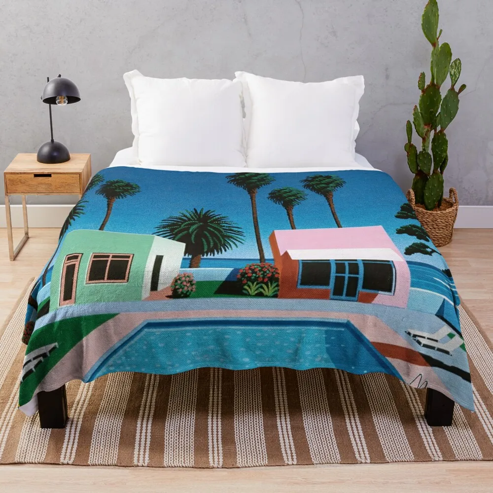 Dreamscape Visions Hiroshi Nagai Throw Blanket Custom Summer Beddings Blankets