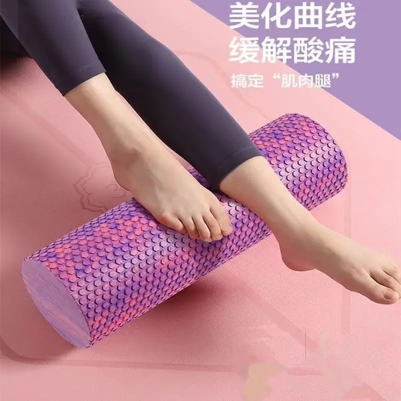 45X15CM Solid Foam Shaft Home Beginners Muscle Relaxation Yoga column Stovepipe massage Fitness slimming roller