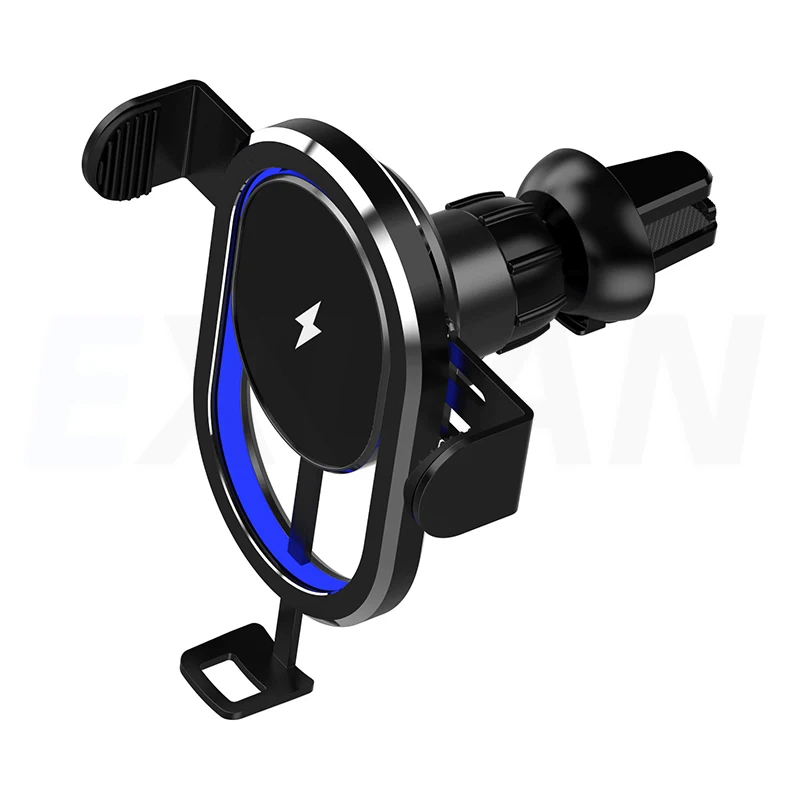 Car Wireless Charger Auto Car Mount Phone Holder For iPhone 14 13 12 Samsung Xiaomi Infrared Induction Fast Charging Station