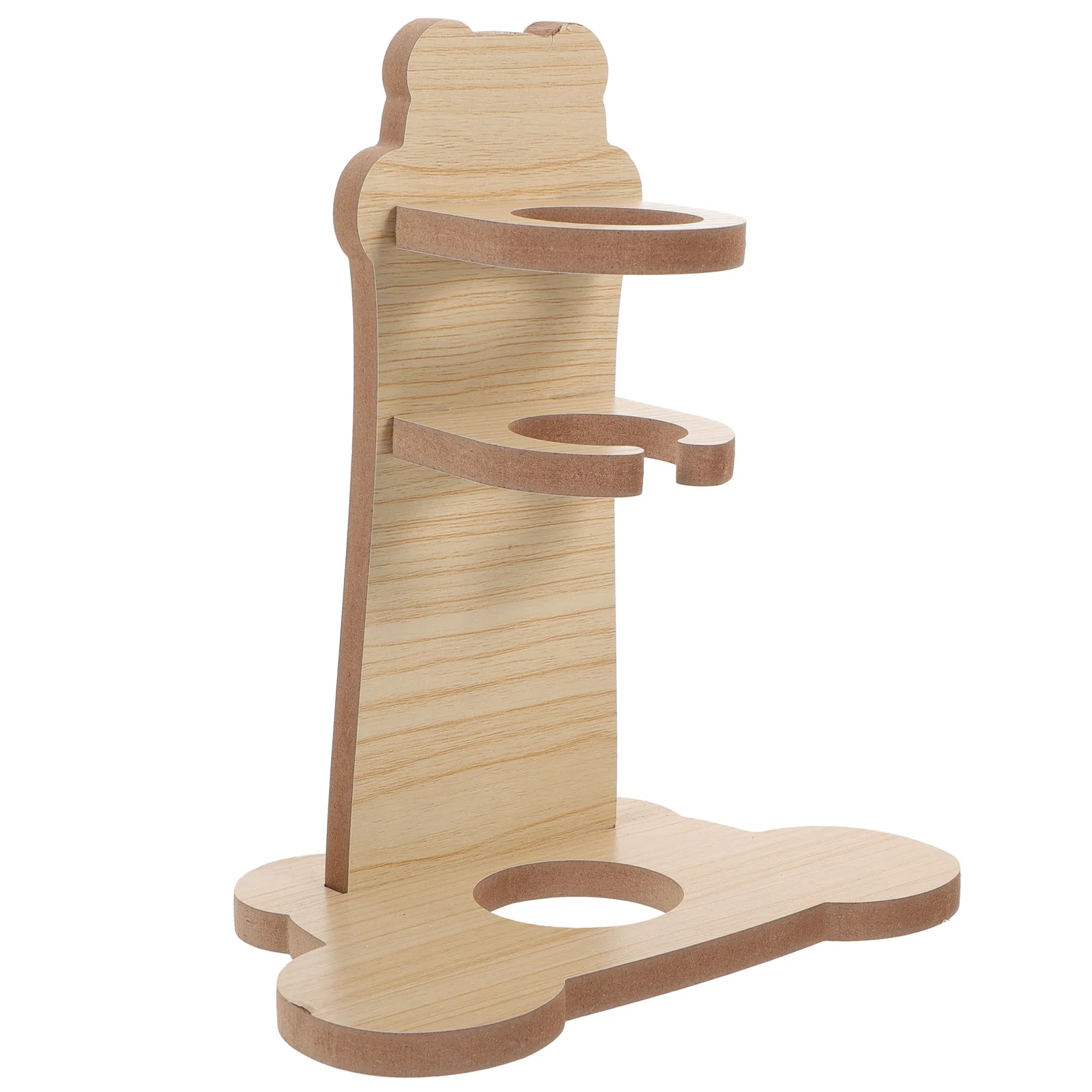 

Hamster Water Bottle Holder Bamboo Stand Safe Cage Decorative Pet Supply Adjustable Rack Small Animal Feeding