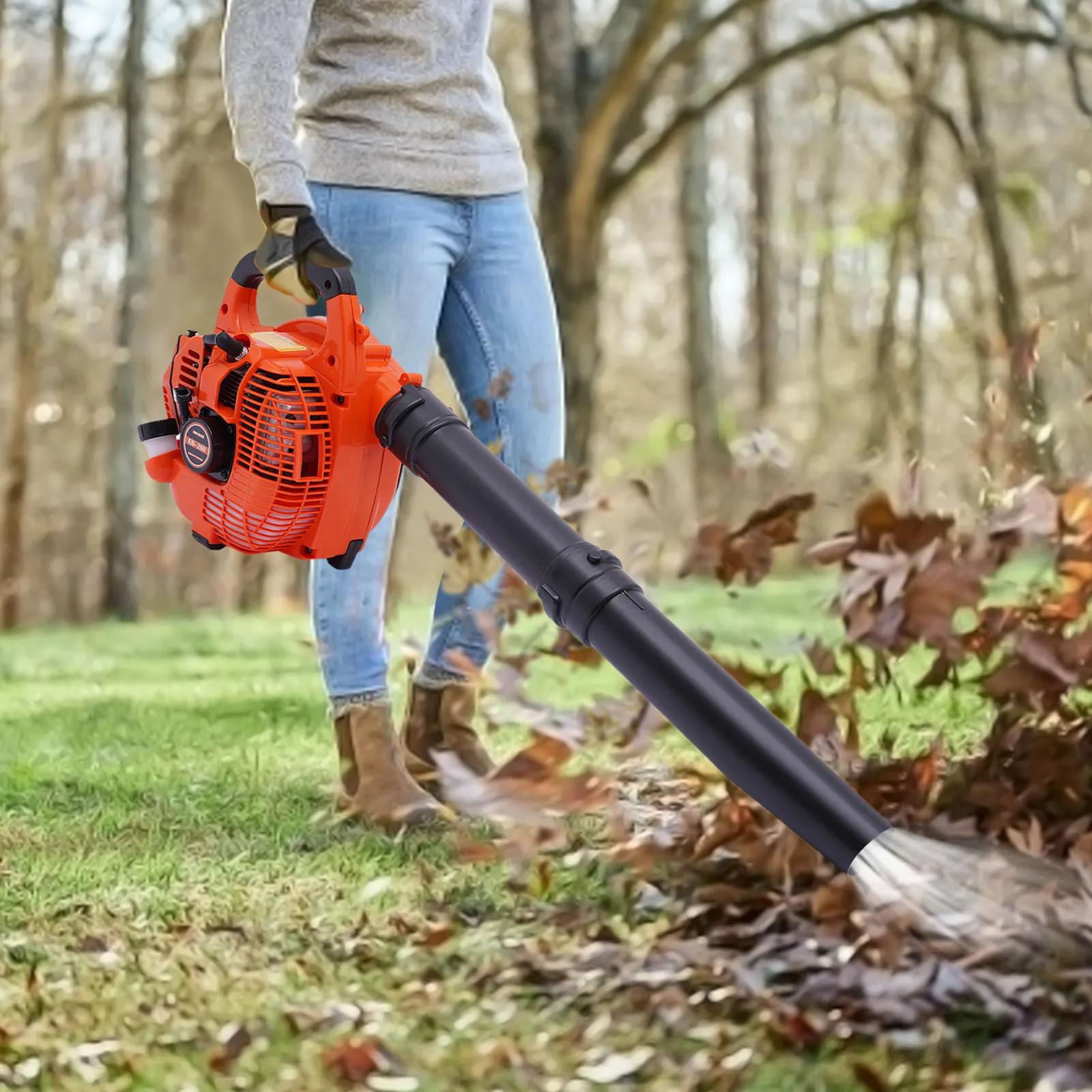 

7000rpm 2 Stroke Heavy Duty Gas Powered Handheld Leaf Blower Single Cylinder Air Cooling Grass Blower for Lawn&Yard Maintenance