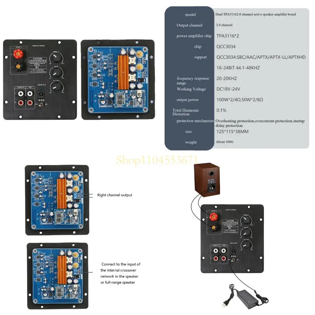 best-seller-100w-20-channel-amplifier-board-featuring-tpa3116-bluetooth-compatible-51-aptx-clear-and-independent-pcm5102a