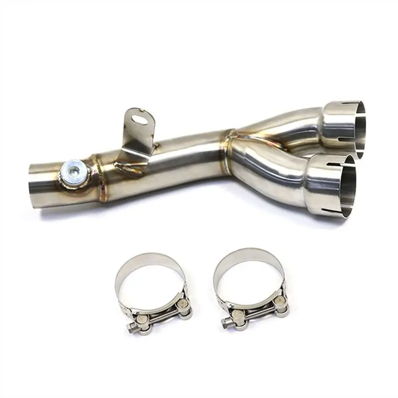 Classic-For R6 YZF R6 2006-2020 Exhaust Muffler Y Mid Pipe Link YZF-R6 Motorcycle Link Muffler Pipe System