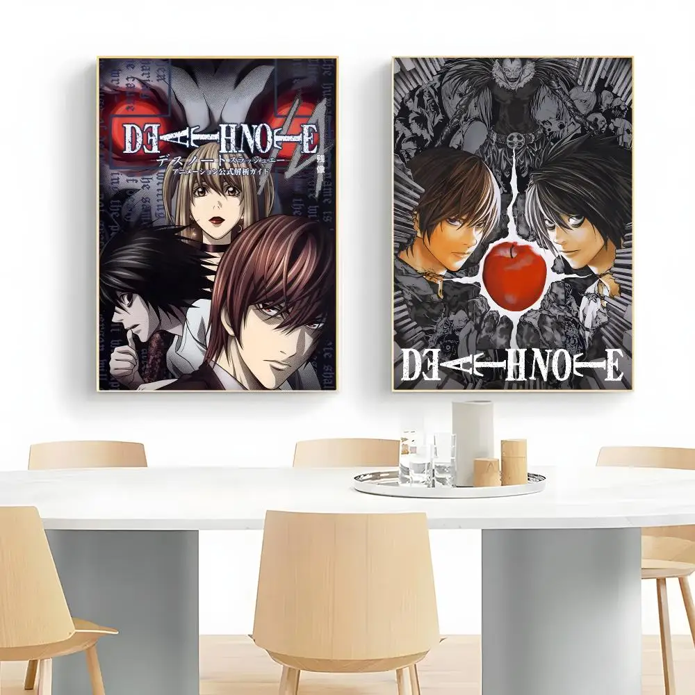 Thriller Anime Death Note Poster Wall Art Print Decorative Mural Home Decor Gift Unframed