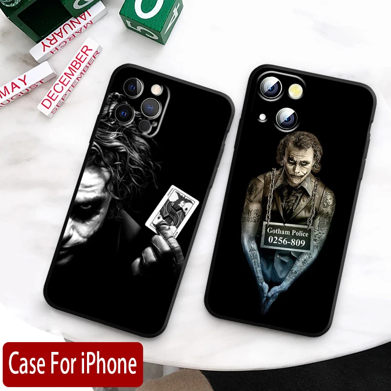 Fashion Handsome Joker Apple iPhone Case For 15 14 13 12 11 Mini XS XR X 6S 6 Pro Max Plus Black Soft Cover