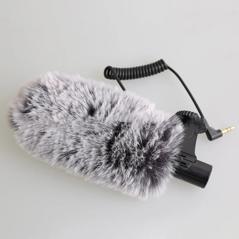 700 micrófonos escopeta funda para parabrisas pieles artificiales protección viento