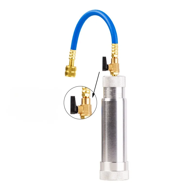Car Air Conditioner R134a Refrigeration Oil Filler Oil Bottle Household Air Conditioner Oil Fluoride Refueling Pipe