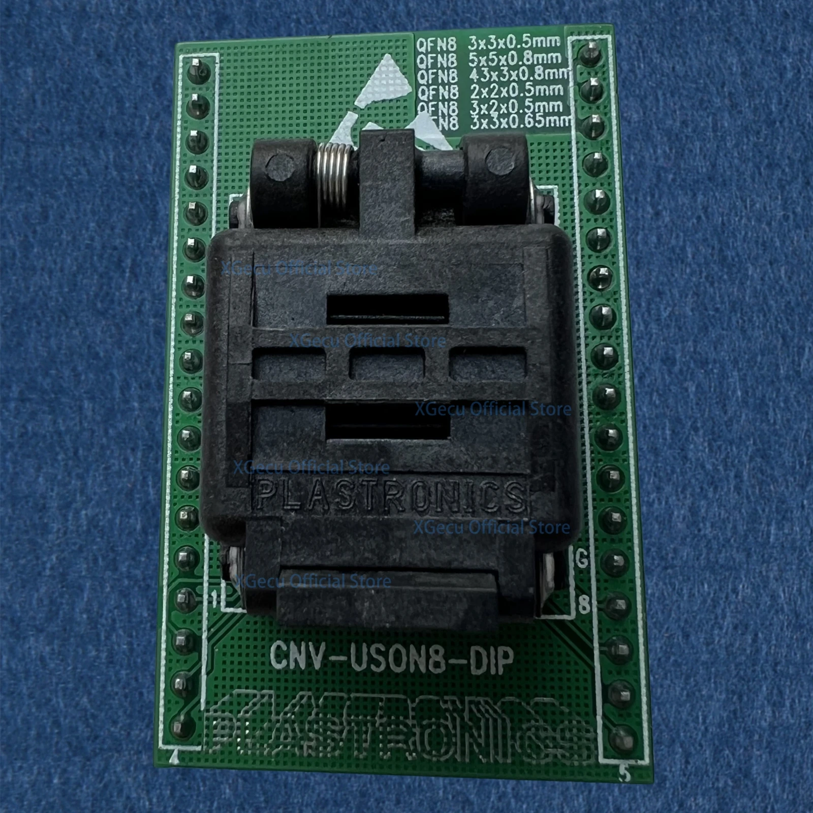 QFN8/DFN8/USON8/WSON8 to DIP8 Test IC Socket/Adapter/Adaptor PLASTRONICS 08QN50S23030-C