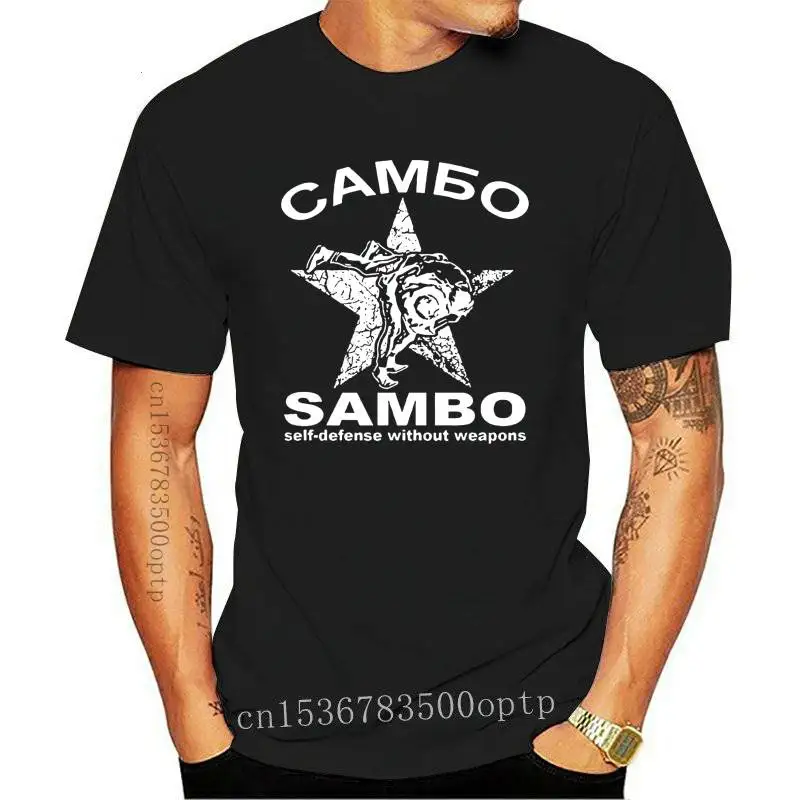 

Sambo Instructor Self Defense Without Weapon Russian Martial Arts Black t-shirt(2)