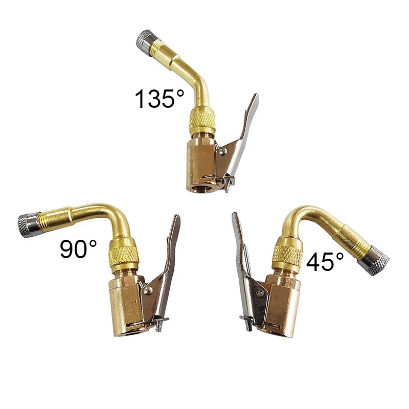 Valve Core Nozzle Extension Rod Set 45°/90°/135° Tire Inflation Extension Tube Motorcycles Bicycles Automobiles Motorboats Parts