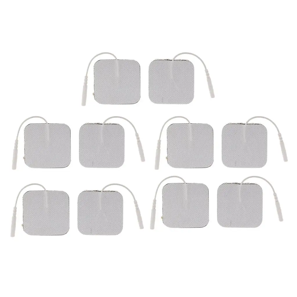 Lot of 10pcs REUSABLE SELF-ADHESIVE Replacement Pads Digital Massager Patches