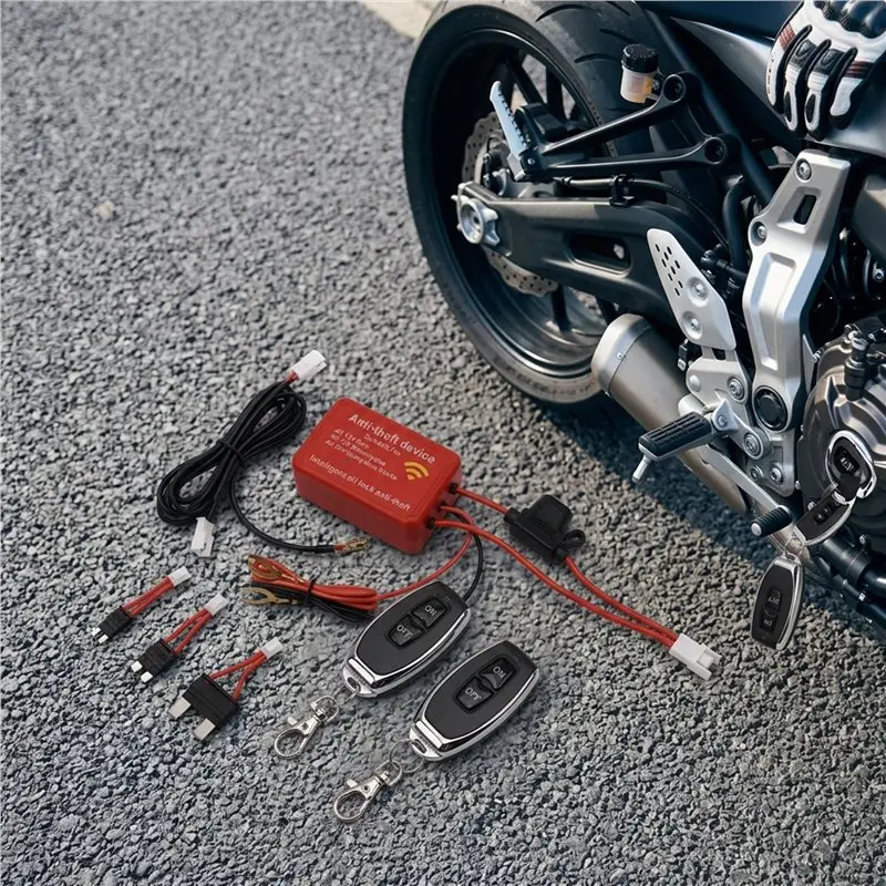 A20K-Smart Wireless Remote Control Device 12V 24V Anti-Theft Fuel Cut Off Immobilizer For Car Yacht Motorcycle Scooter