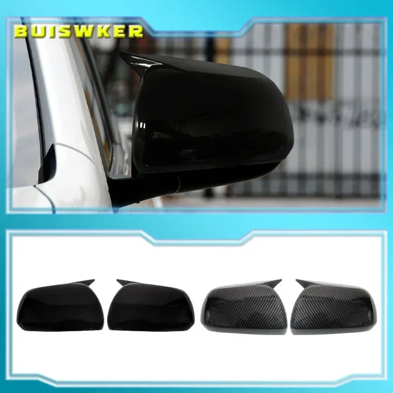 Suitable for Toyota 08-13 Highlander modified horn rearview mirror cover decorative reverse mirror shell protection cover