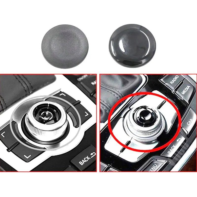 Apply to Audi A4 Q5 A6 Navigation knob cover MMI multimedia button Key Confirm key