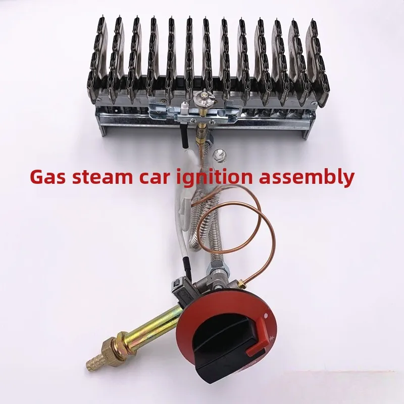 Chariot de cuisson à vapeur pour riz au gaz, armoire de cuisson à vapeur, ensemble de dispositif d'allumage dédié à 13 rangées, ensemble complet pour gaz liquéfié et gaz naturel