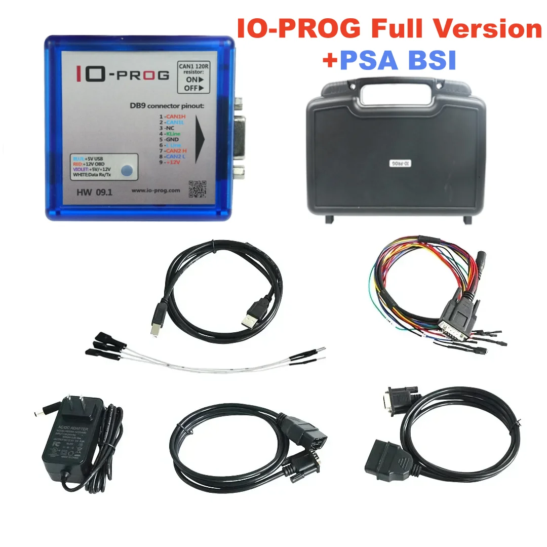 IO-PROG النسخة الكاملة مع PSA BSI I/O Terminal لـ GM/Opel ECU BCM TCM EPS IO PROG ECU Programmer E39 E83 E87 استنساخ #1