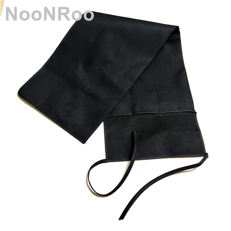 NooNRoo 100% Baumwolltasche für Fliegenruten, 4-teiliger Rutenkoffer, schwarze Farbe, hochwertige Fliegenfischerruten-Tasche, 3 Stück/Tasche – Detail 1