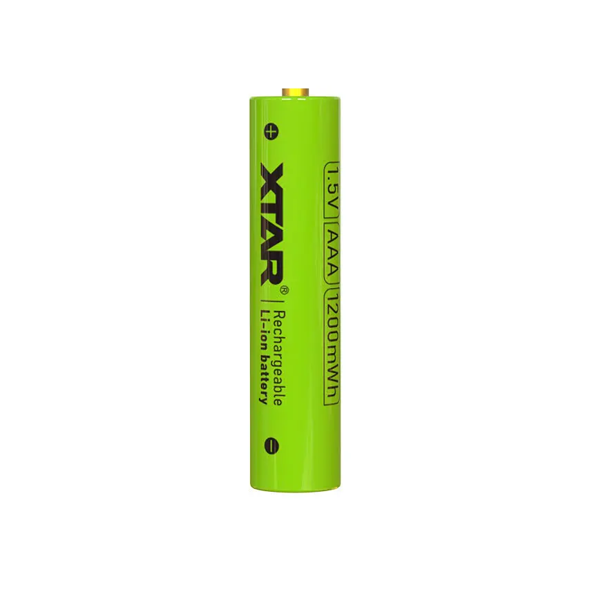 XTAR 4PCS/8PCS 1200mWh high-capacity rechargeable  AAA 1.5V With charging indicator light lithium battery  for powerbank