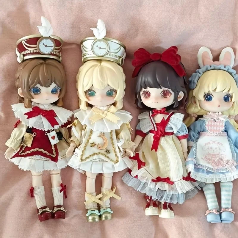 

Liroro Fairy Tale House Series Blind Box Movable Action Figures 12 Point Bjd Joint Doll Figurine Mystery Box Desktop Gift Toys